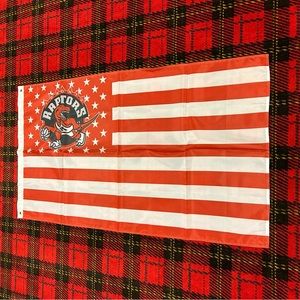 Brand new Toronto Raptors banner flag